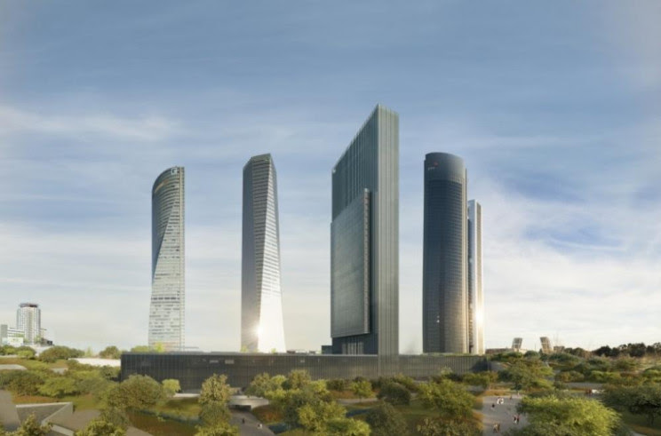 Imagen  - Caleido, la quinta torre de la Castellana, pospone su apertura por el covid-19