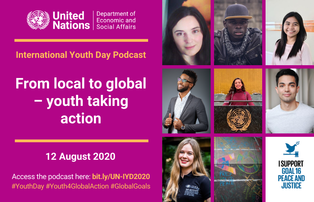 The theme of international youth day 2021 is 'transforming food systems: International Youth Day 2020 United Nations For Youth