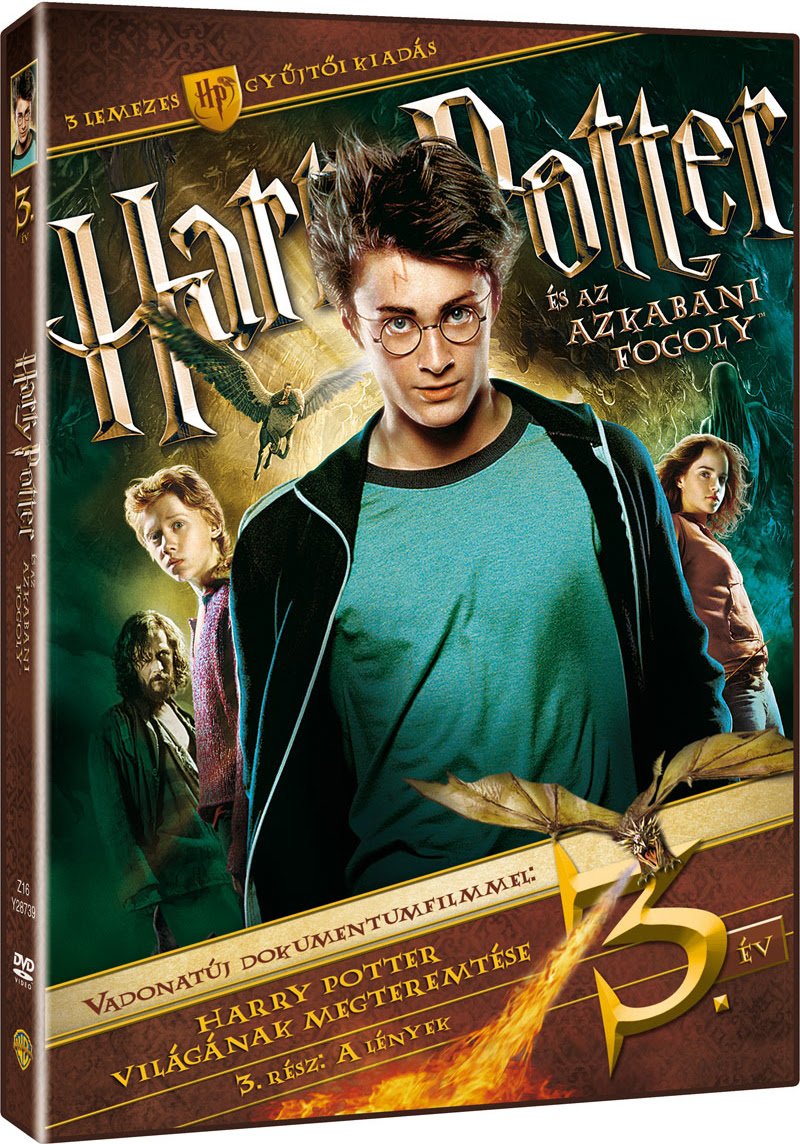 Harry potter and the prisoner of azkaban. Dvdabc Hu Dvd Webshop Blu Ray Webshop Dvd Harry Potter Es Az Azkabani Fogoly Gyujtoi Kiadas 3 Dvd E V