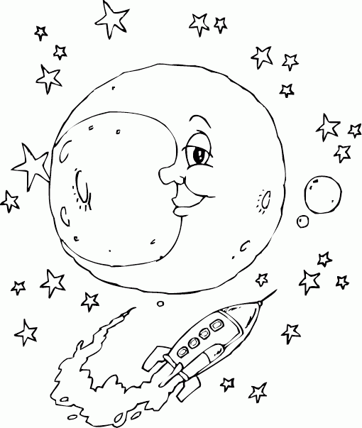 Sunt in total 4 de planse de colorat cu nave spatiale. Index Of Images Stories Colorat Luna