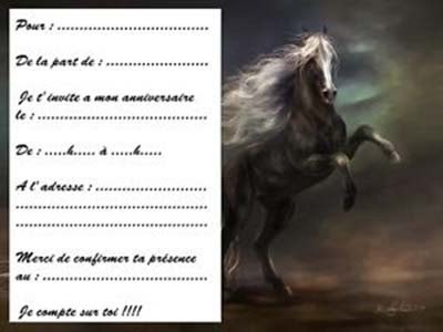 Carte D Anniversaire A Imprimer Cheval Carte Fiolazoezoey Blog