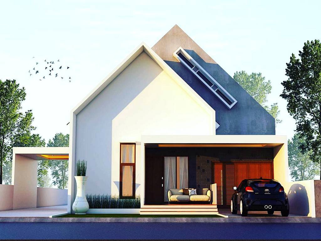 Gambar Desain Rumah 1 Lantai Terbaru - Contoh Z