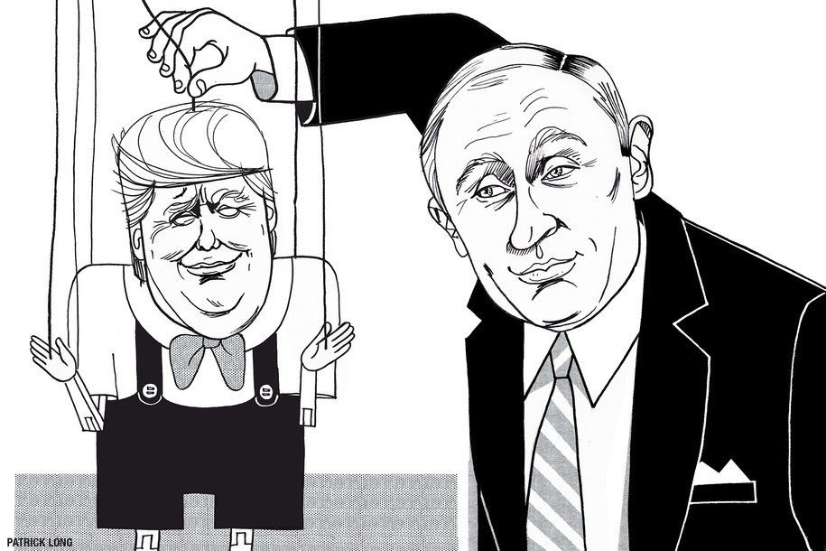 Image result for trump putin's puppet cartoons