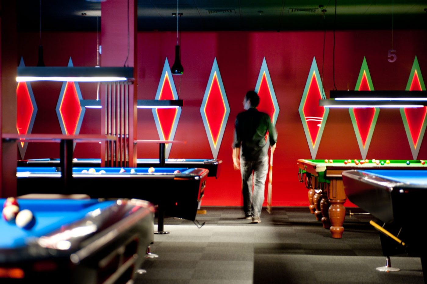 The slate room is a new pool bar on hobson street, right opposite sky city casino. The Slate Room Jose Gutierrez
