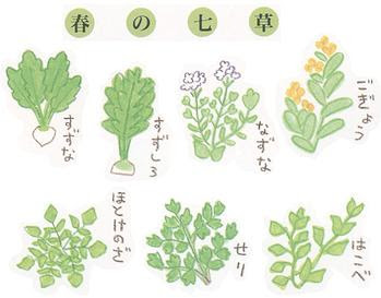 100 春の 七草 イラスト イラスト素材