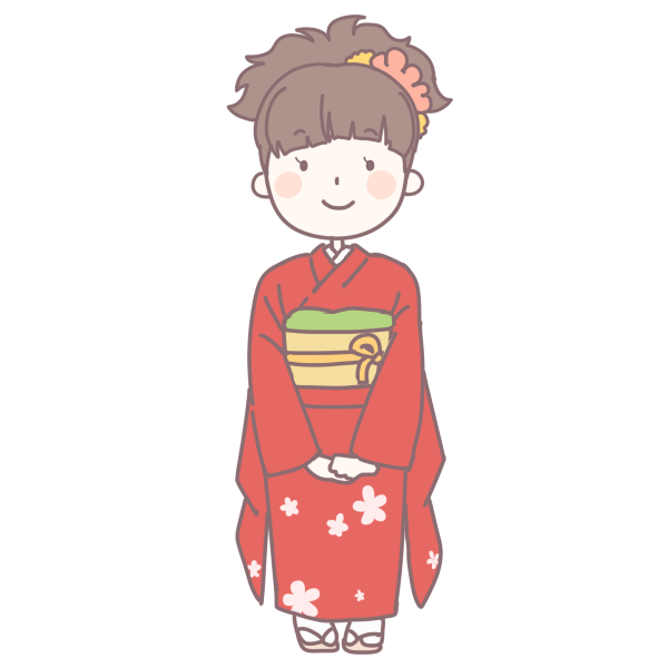 ロイヤリティフリー和服 女性 イラスト 無料イラスト集