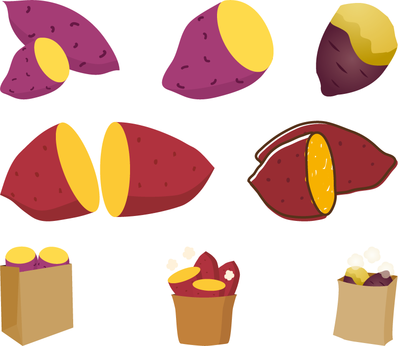 動物画像無料 無料ダウンロード焼き芋 イラスト リアル