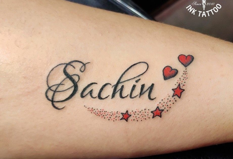 Sachin Name Tattoo Tattoo Heroes