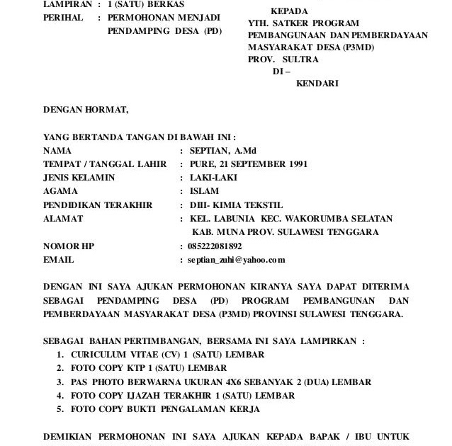 Surat Rasmi Permohonan Berhenti Menjadi Ahli Koperasi 