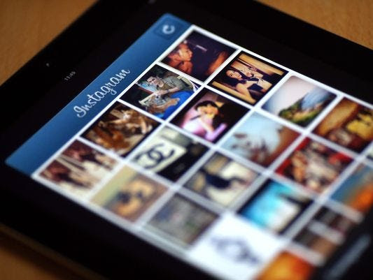 Instagram app.