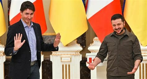 Trudeau and Zelensky