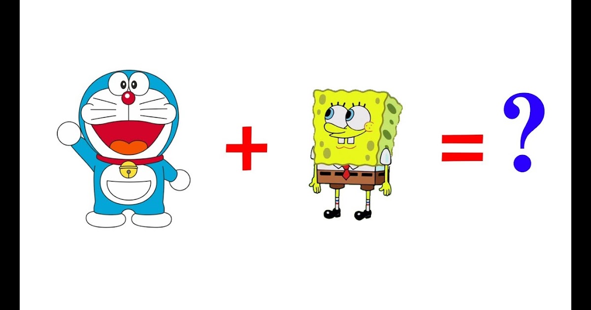 30 Gambar Doraemon  Vs  Spongebob 