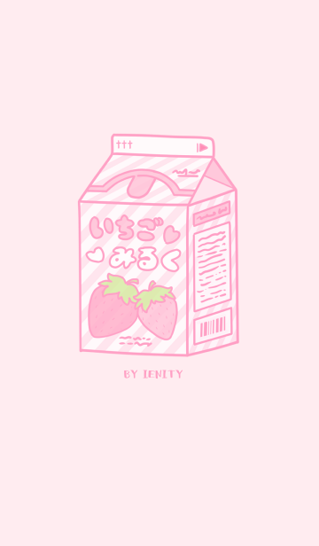 コレクション ゆめ かわいい いちごみるく 壁紙 Gambarsaeaki