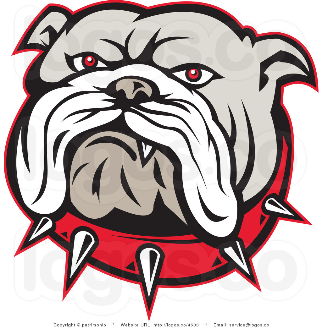Gambar Kartun Kepala Anjing Bulldog