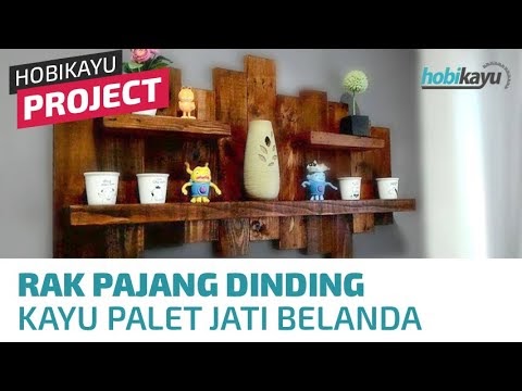  Buat  Sendiri Rak  Dinding dari  Kayu  Palet 1 YouTube 