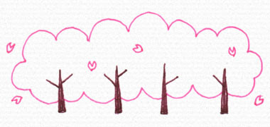 【人気ダウンロード！】 桜の花びら 桜の 木 イラスト 簡単 手書き 107608