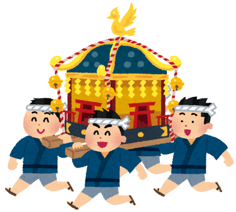 綺麗なお祭り イラストや 最高の動物画像