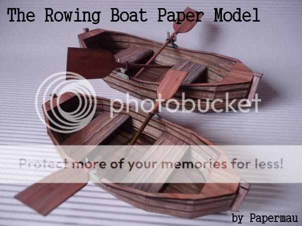 PAPERMAU: The Rowing Boat Paper Model - by Papermau ...