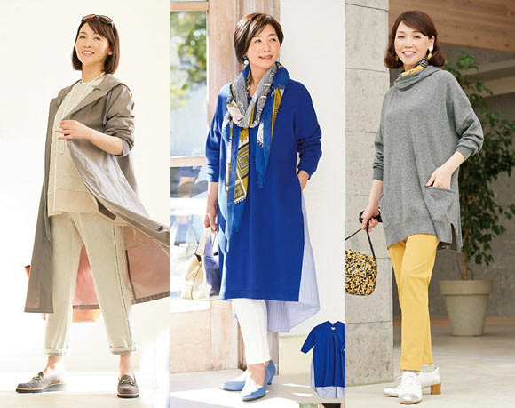 ラブリー60 代 女性 ファッション ユニクロ 人気のファッション画像