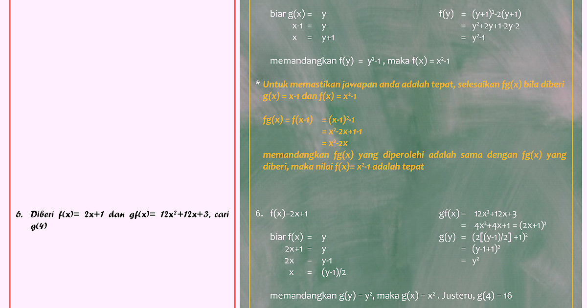 Contoh Soalan Add Math Form 4 Paper 1 - Kecemasan k