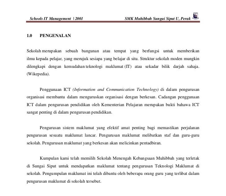 Surat Rasmi Aduan Kerosakan - Rasmi B