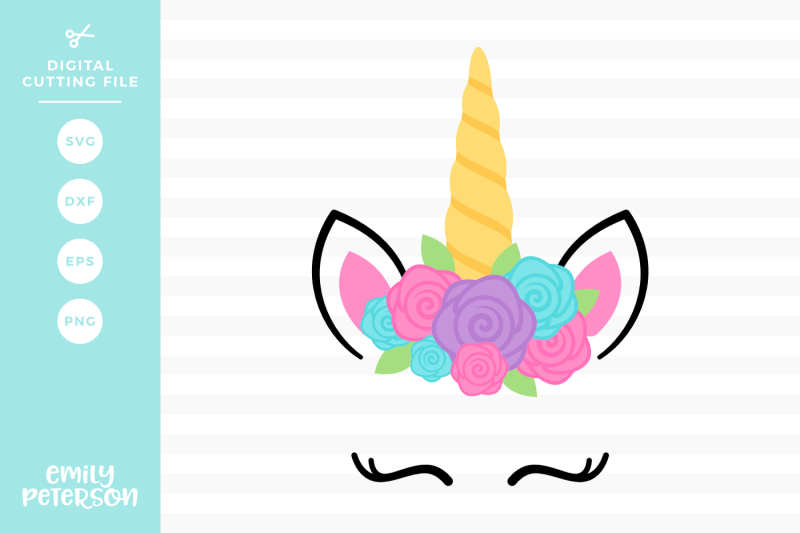 Download Free Unicorn Face Svg Dxf Crafter File - Download Free ...