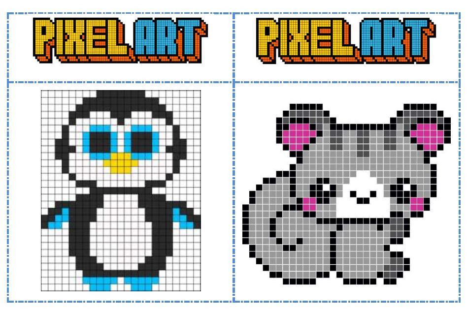 Quadrillage pixel art numérotés de a à z / dessin à imprimer: Fichier Modeles Pixel Art Pour Les Temps D Autonomie Chez Val 10