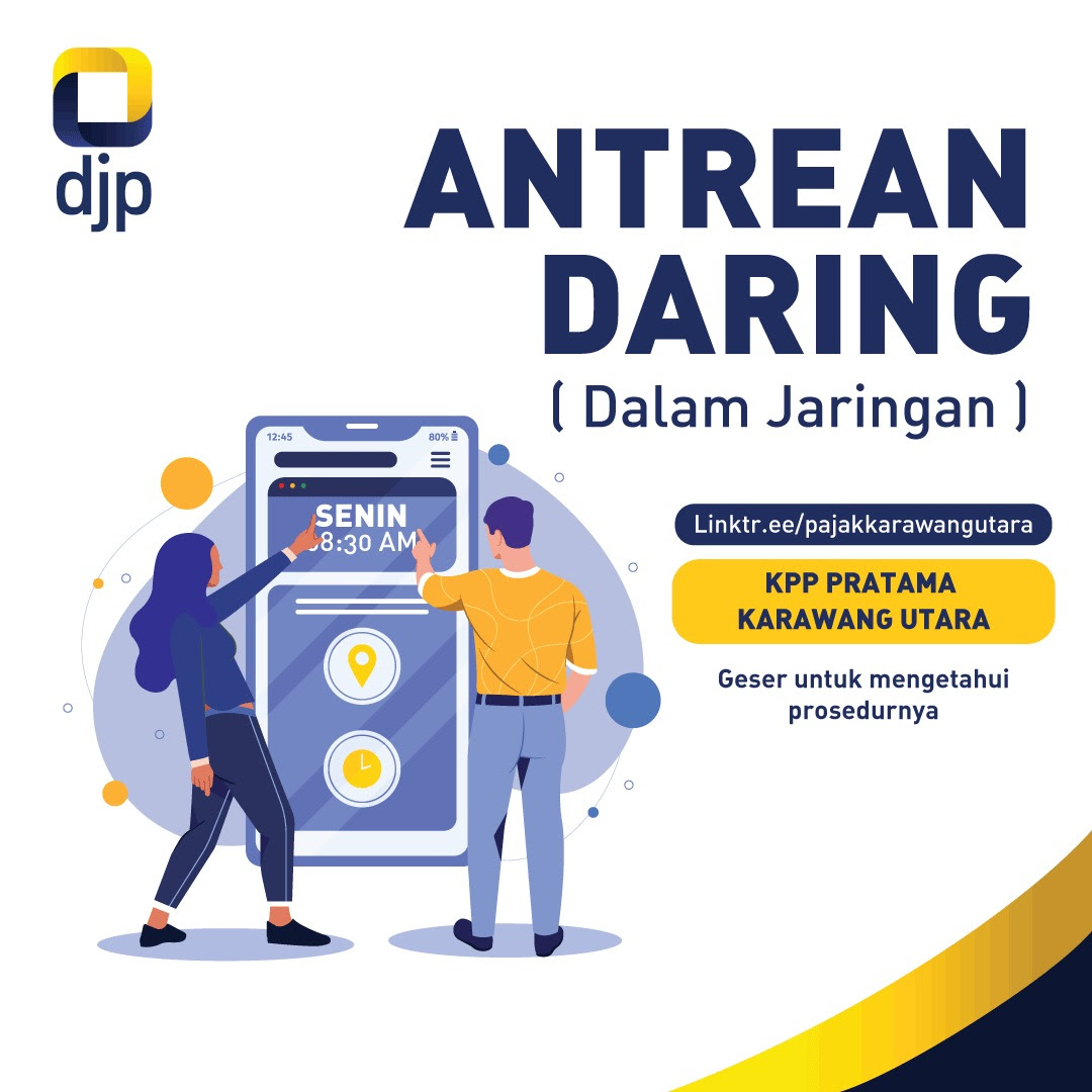 Check spelling or type a new query. Antrean Daring Kpp Karawang Utara Direktorat Jenderal Pajak