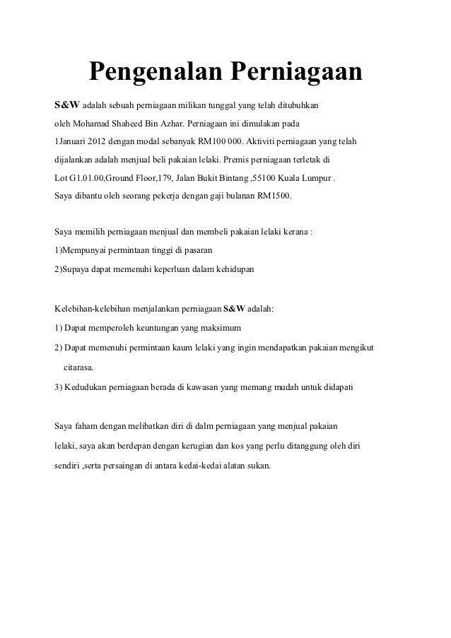 Contoh Pengenalan Dalam Folio - Berita Jakarta