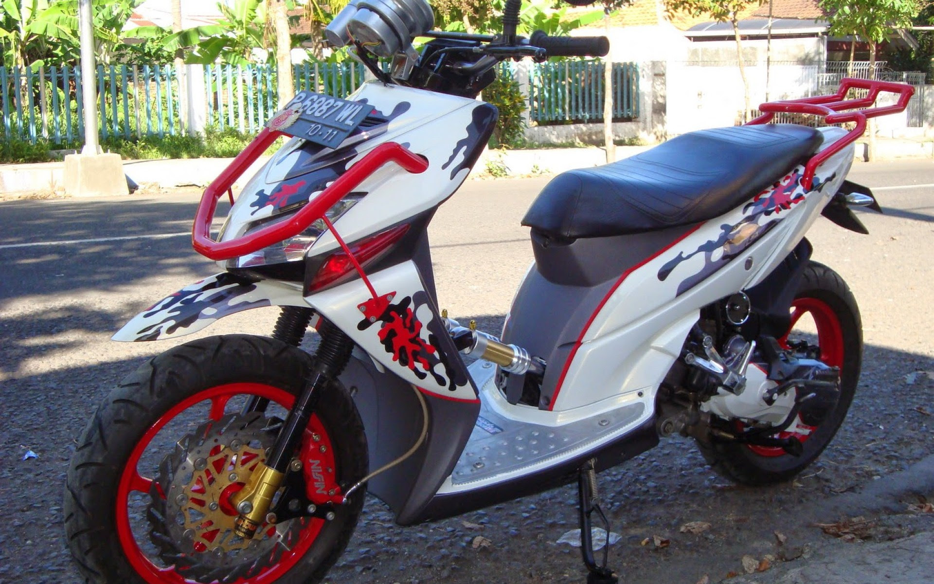 Koleksi Modifikasi Motor Matic Suzuki Skywave Terbaru Modifikasi