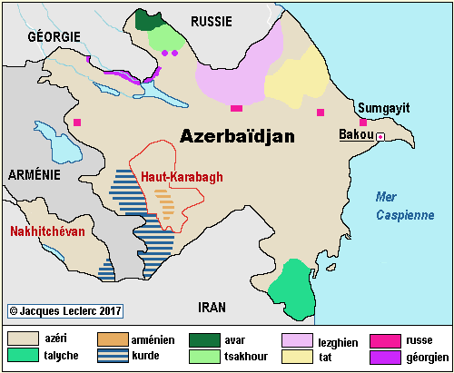 L'azerbaïdjan est un pays du caucase sur la rive ouest de la mer caspienne. Azerbaidjan