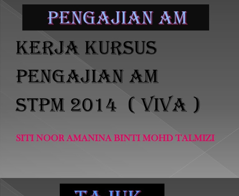 Contoh Soalan Esei Pengajian Am Penggal 2 - Lamaran R