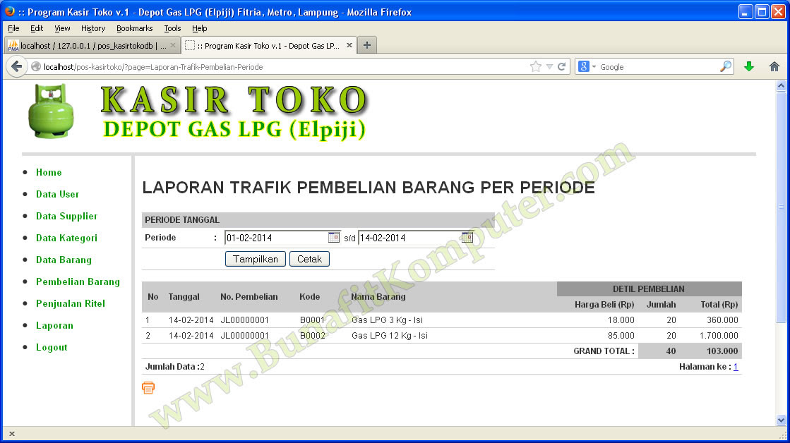 Contoh Erd Pada Web - Cable Tos