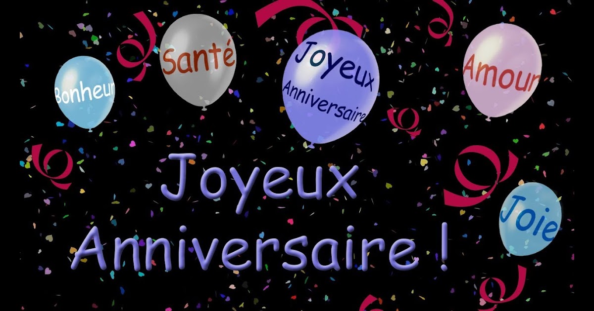 Rogercastaneda Carte Joyeux Anniversaire Lucie