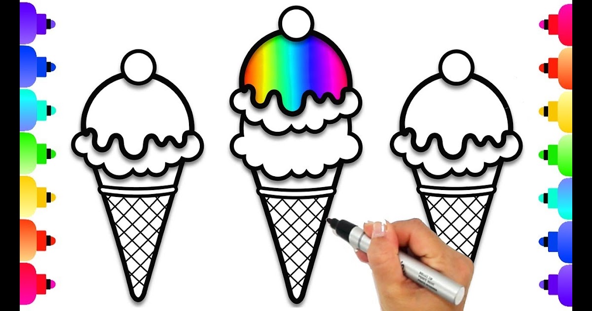 Download Coloring Pages Unicorn Ice Cream