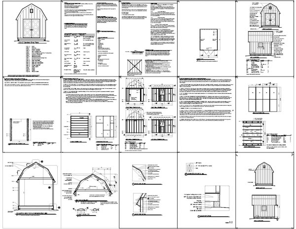 Diy gambrel shed plans ~ Anakshed