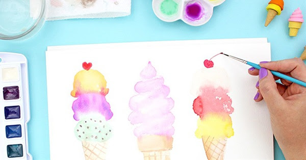 Watercolour painting ideas for beginners: 18 Simple And Beginner Friendly Watercolor Ideas Postris