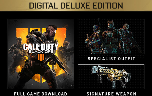 DIGITAL DELUXE EDITION | CALL OF DUTY BLACK OPS | FULL GAME DOWNLOAD | SPECIALIST OUTFIT | SIGNATURE WEAPON