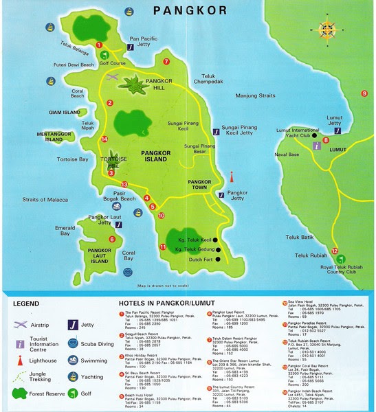 Ide Penting Lumut Malaysia Map, Daun Jendela