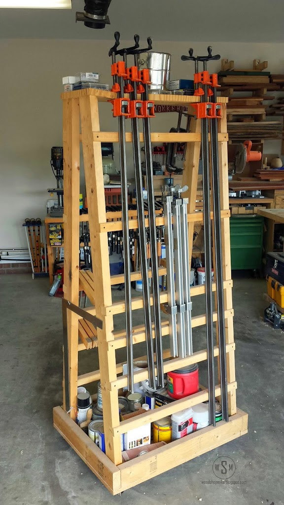 Storage Of Woodworking Clamps