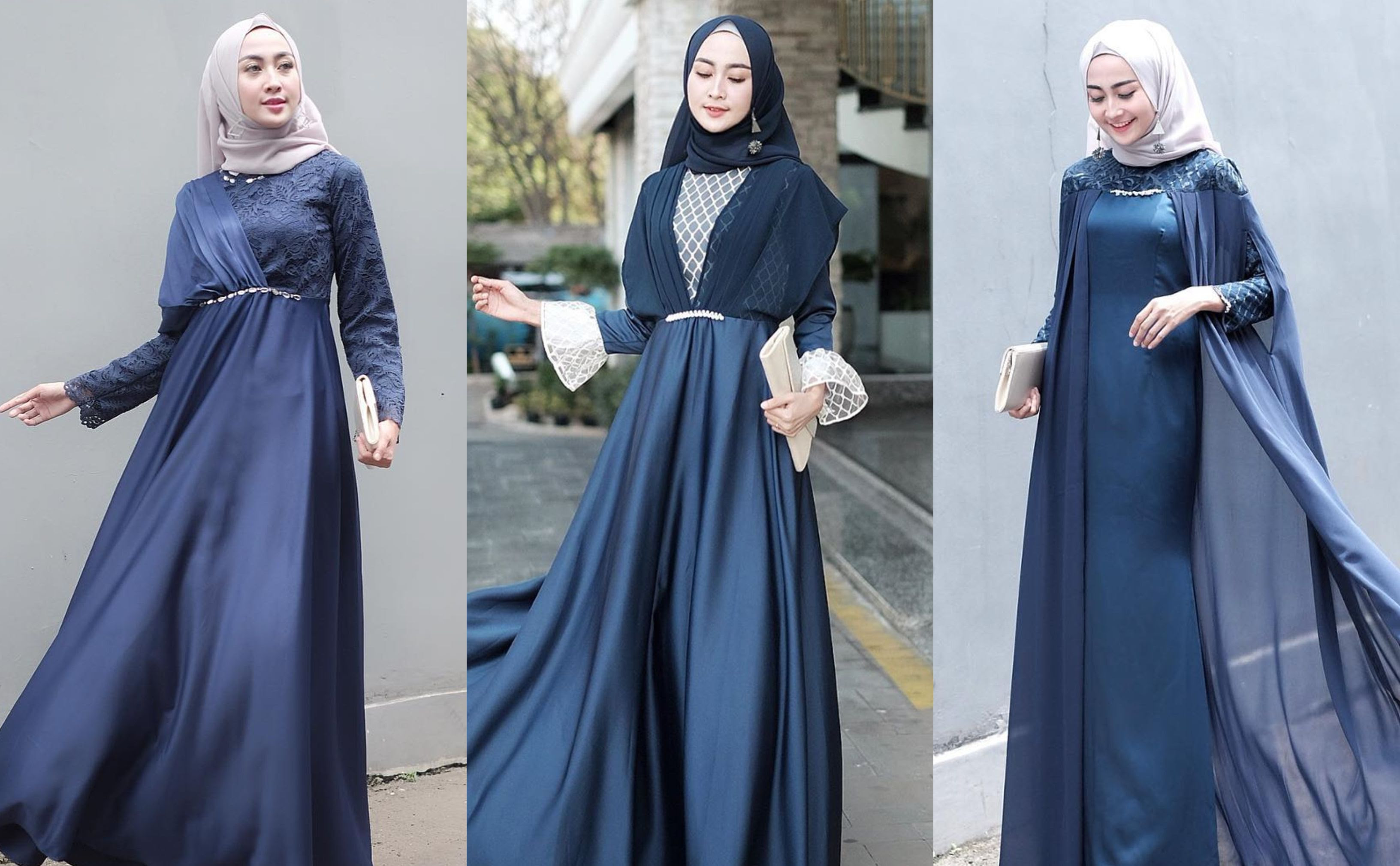 Model Baju Kondangan  Ini model baju batik tunik muslim 