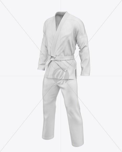 Download Download Jiu Jitsu Kimono Mockup (Half Side View) PSD