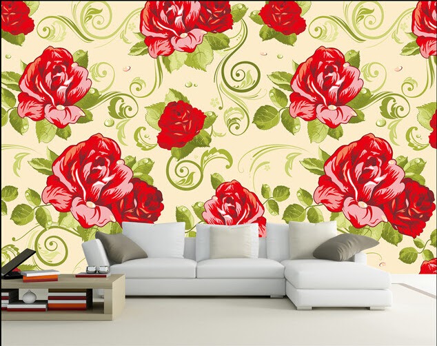 Fantastis 22+ Wallpaper Dinding Bunga Mawar Merah - Gambar ...