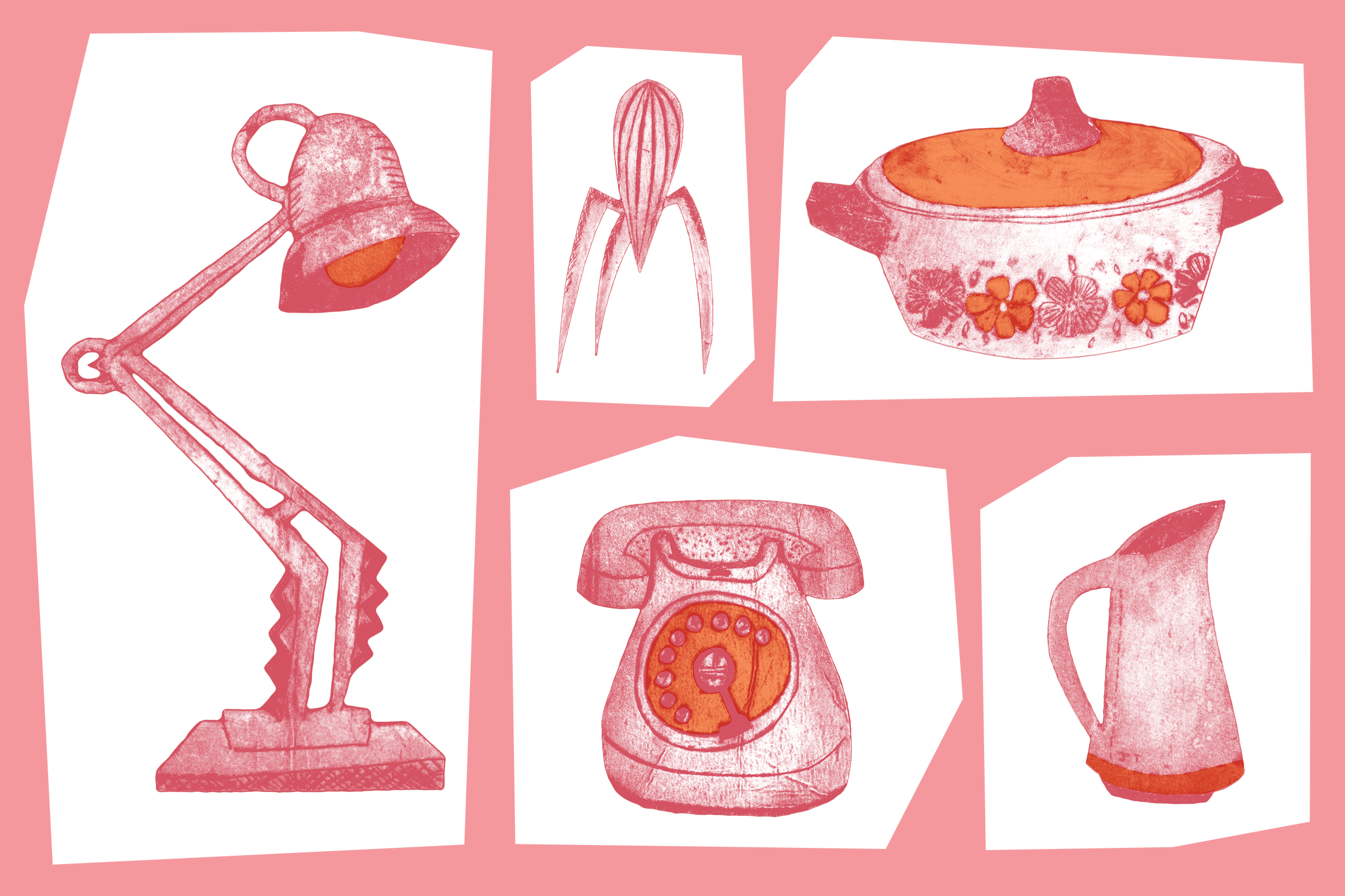 Drawing of home items