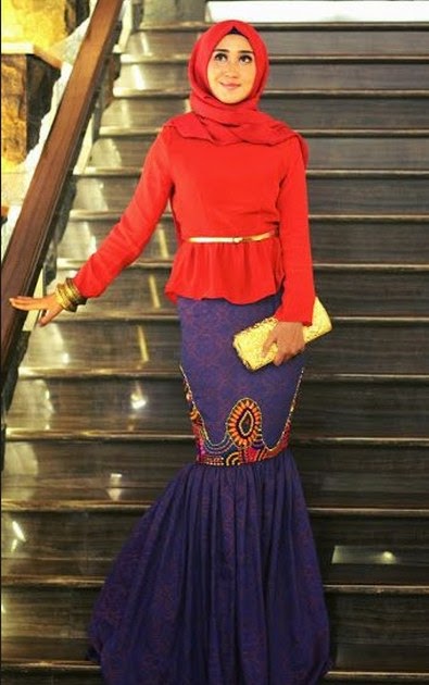 Gamis Modern Ala Dian Pelangi - Indeday f