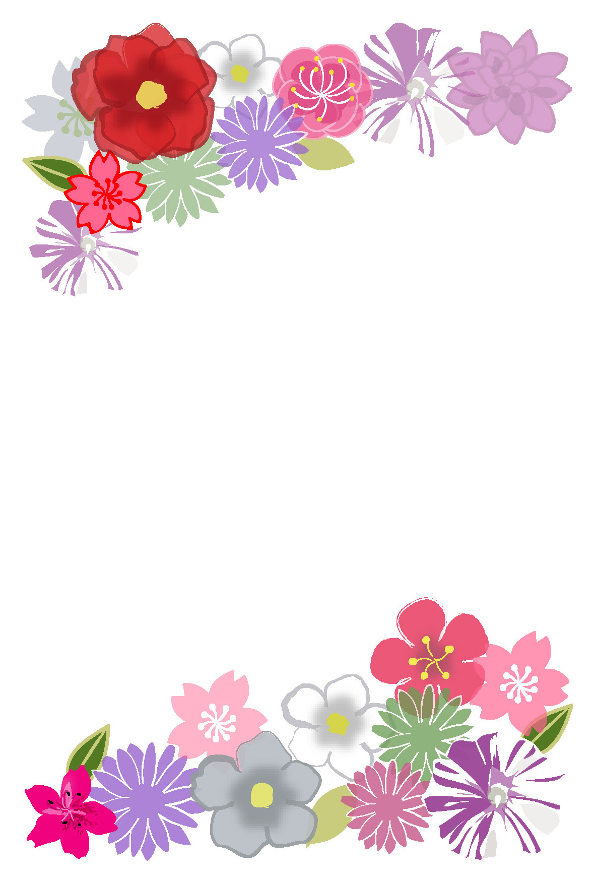 Japan Image 朝顔 イラスト 和風