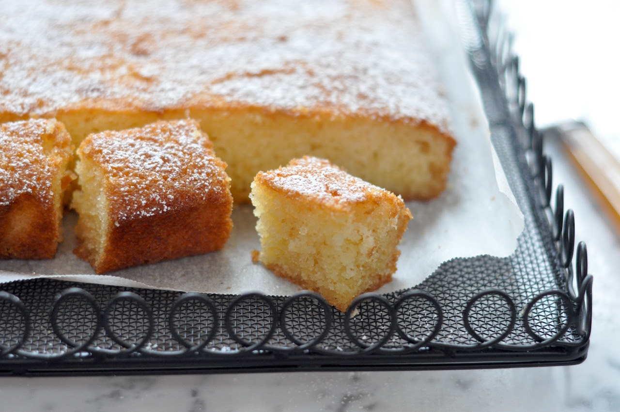 You'll need to prepare the syrup so that it has time to cool down. Semolina Cake