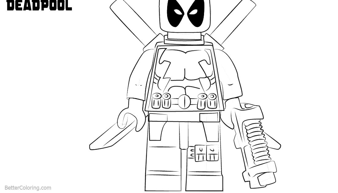 Download 59 FREE COLORING PAGES OF LEGO DEADPOOL PRINTABLE PDF DOWNLOAD ZIP DOCX - * ColoringPagesMarvel