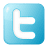 social twitter box blue icon