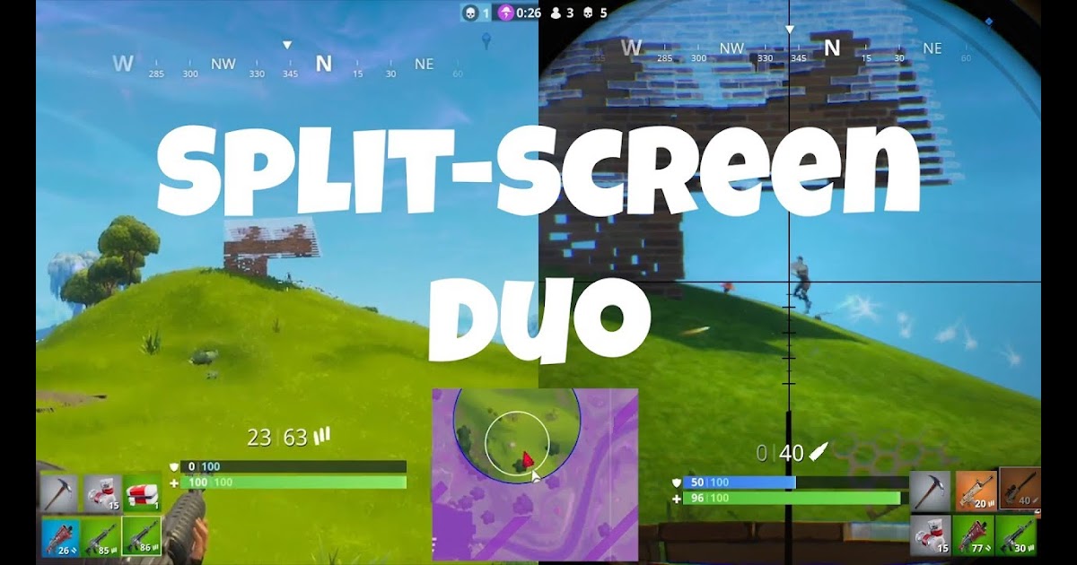 Fortnite Battle Royale Split Screen Xbox One - 